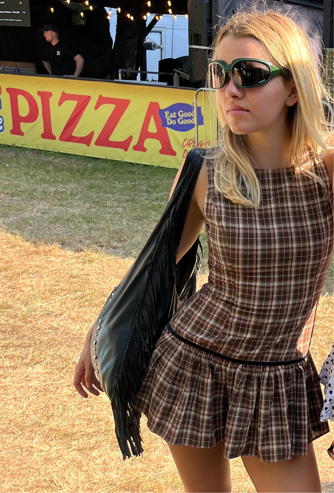 The Scarlett Dress - Brown Tartan