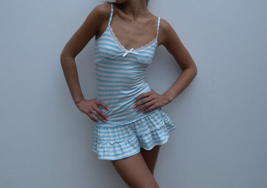 The Skye Rara Dress - Baby Blue