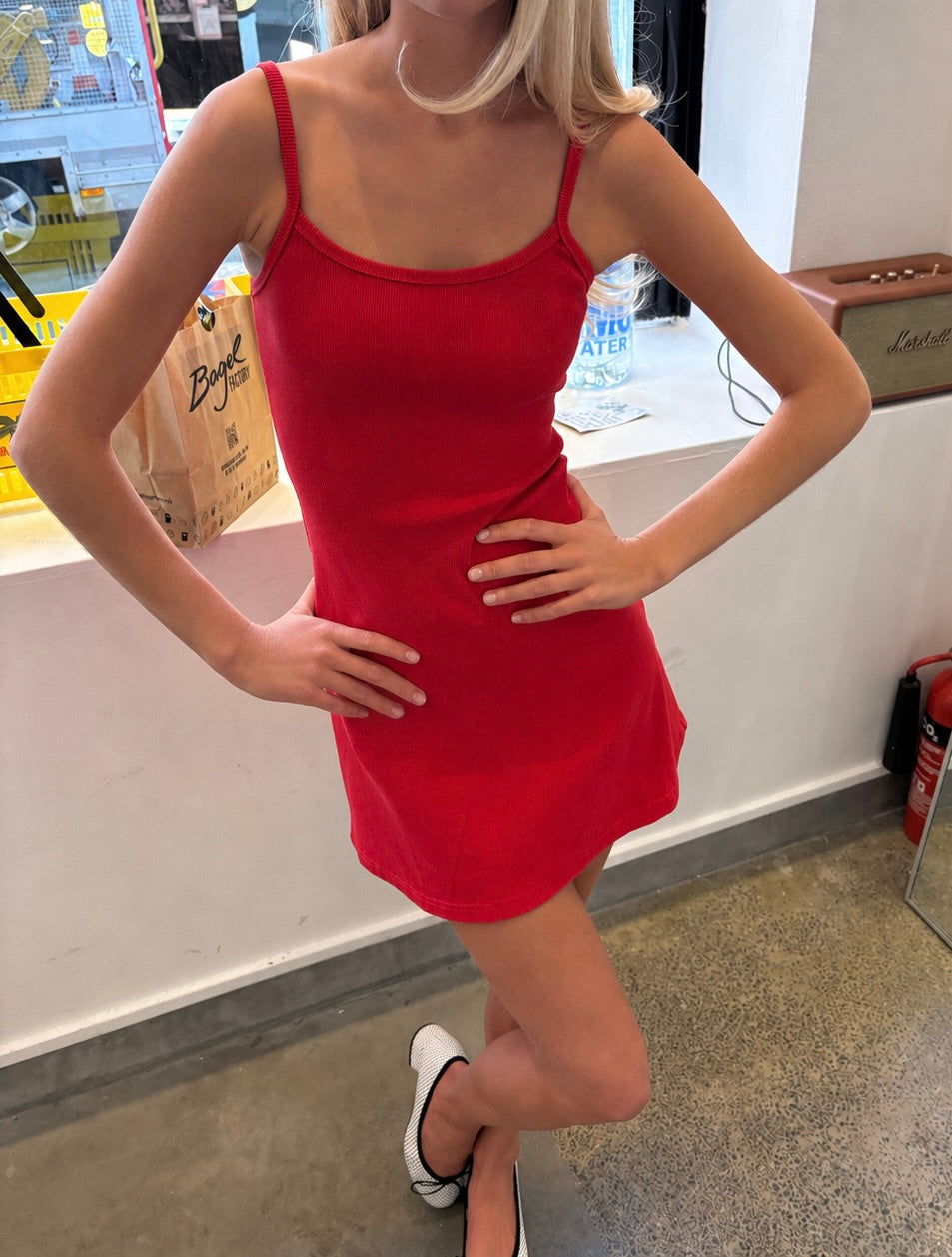 The Celeste Dress - Red