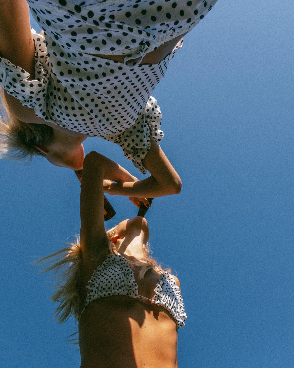 The Lola Kini - White Polka