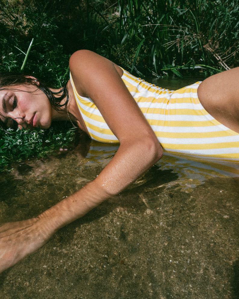 The Tropicana Swimsuit - Yellow