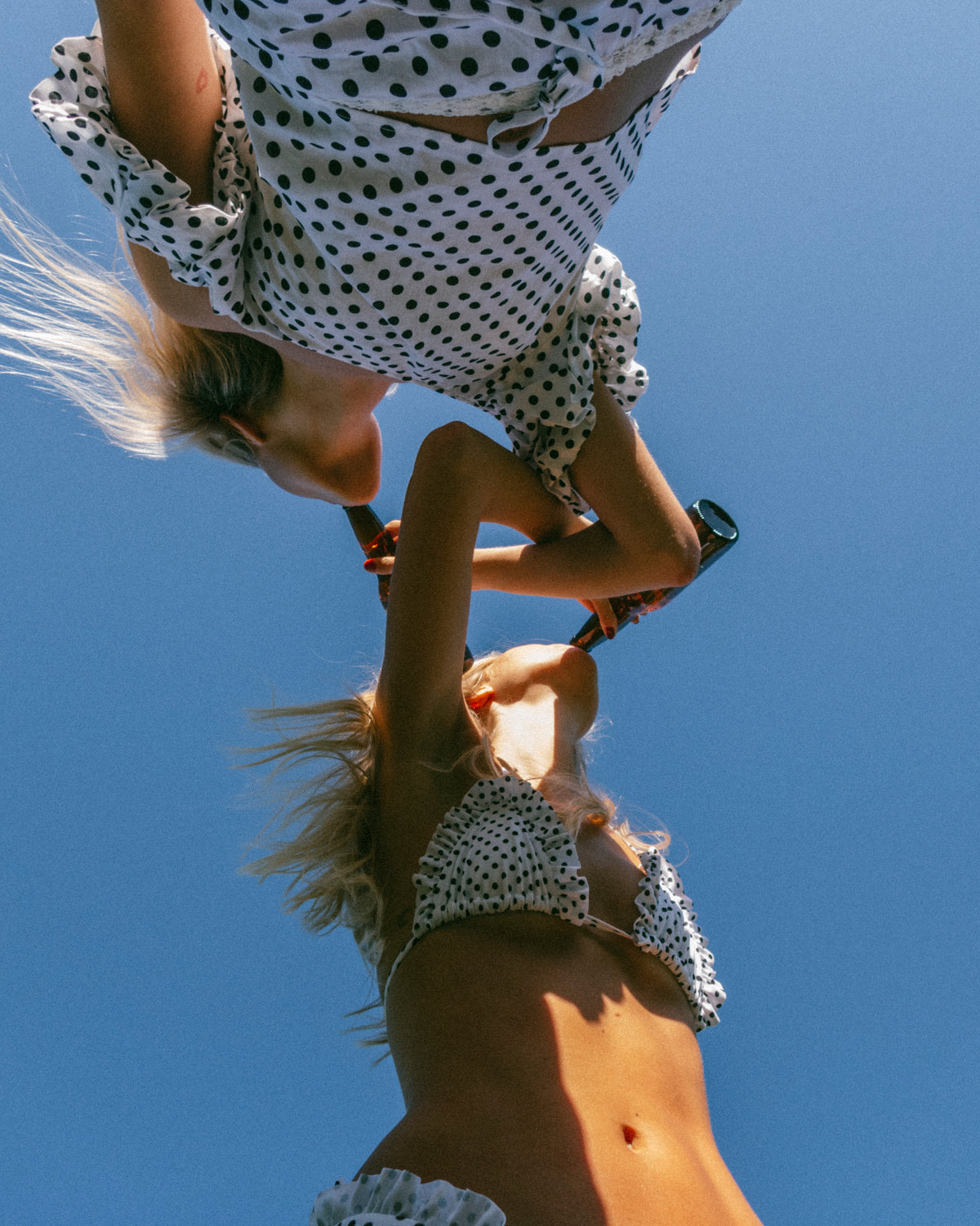 The Lola Kini - White Polka