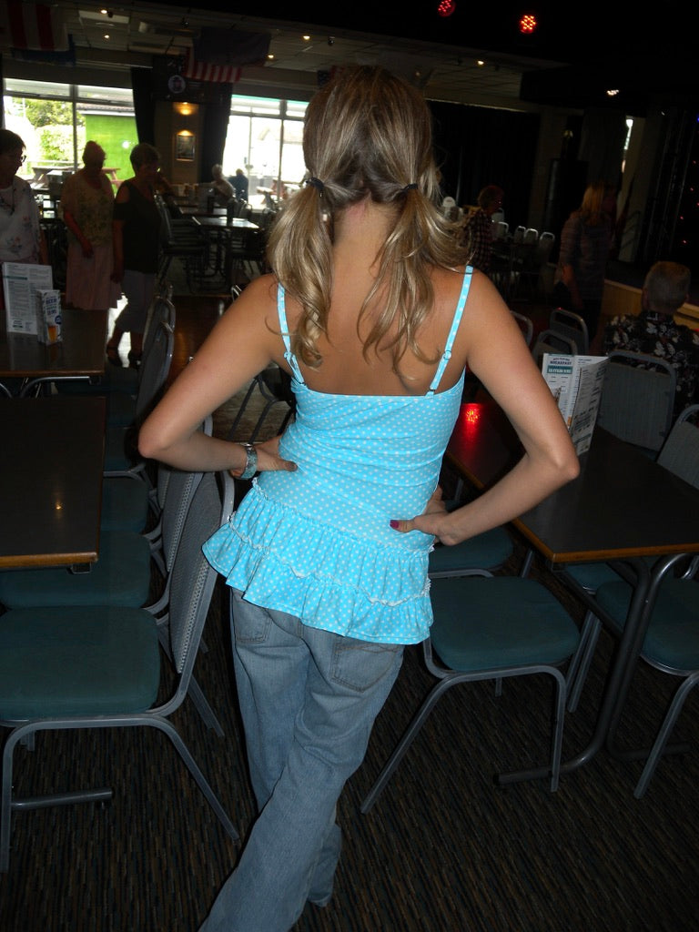 The Spotty Rara Dress - Turquoise