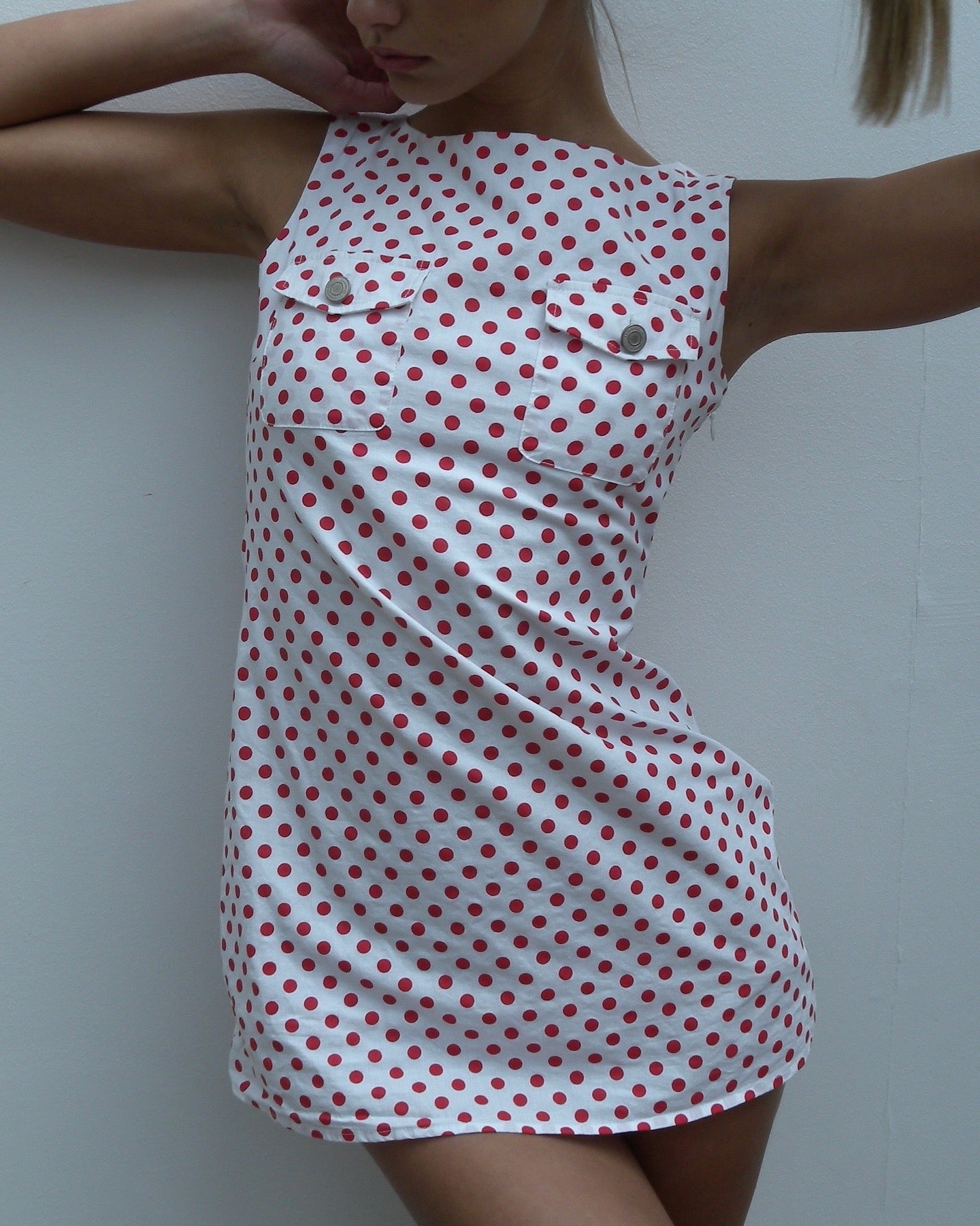 The Paloma Dress - Red Polka Dot