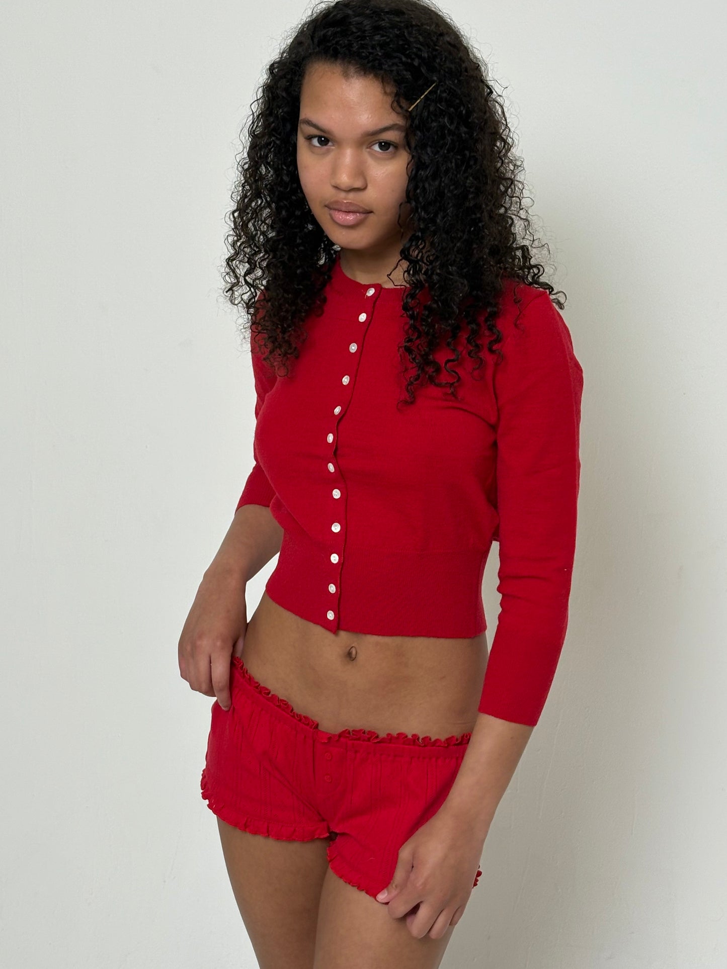 The Ottilia Cardi - Red