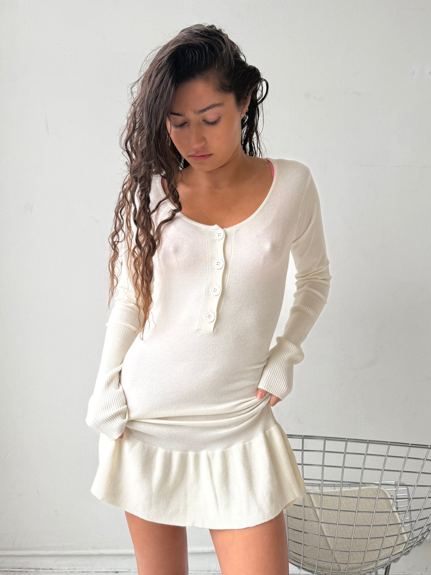 The Sylvie Dress - Cream