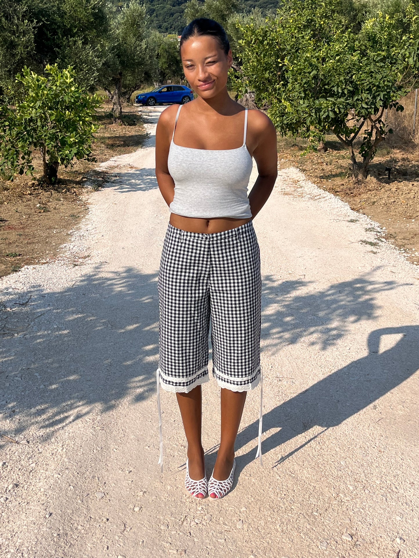 The Nancy Bloomers - Navy Gingham
