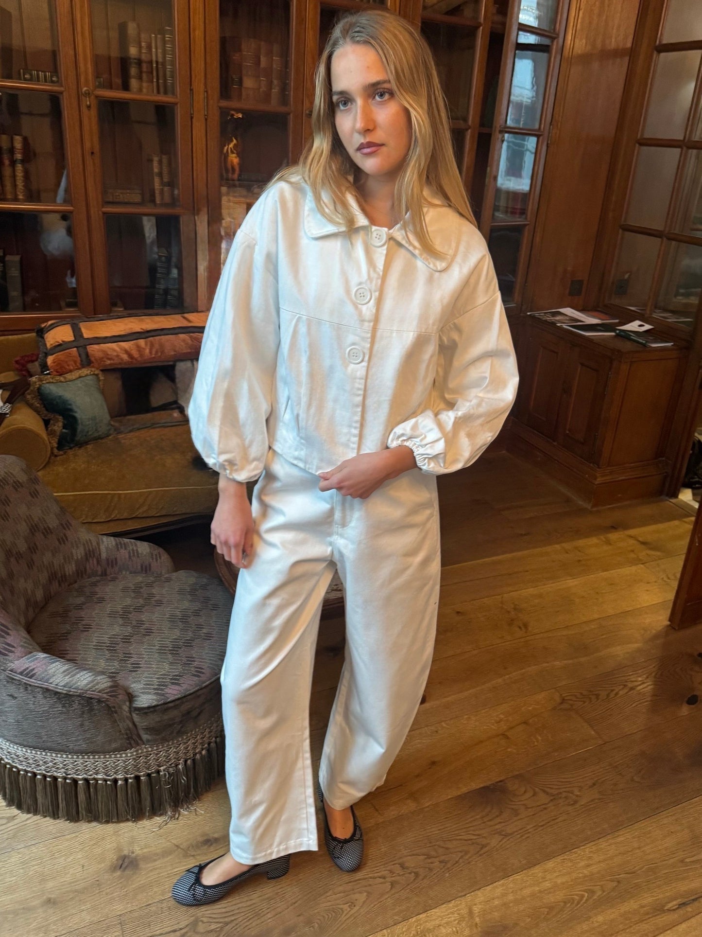 The Harlan Jacket - White