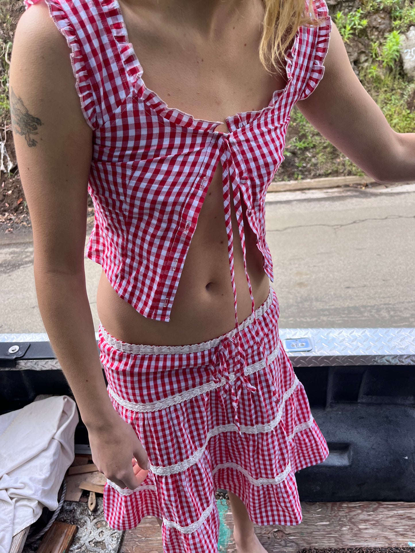 The Bonnie Corset - Red