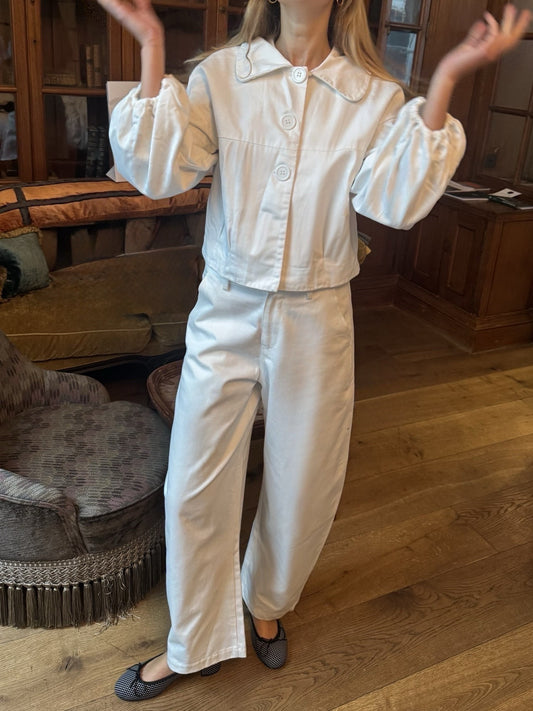 The Harlan Jacket - White