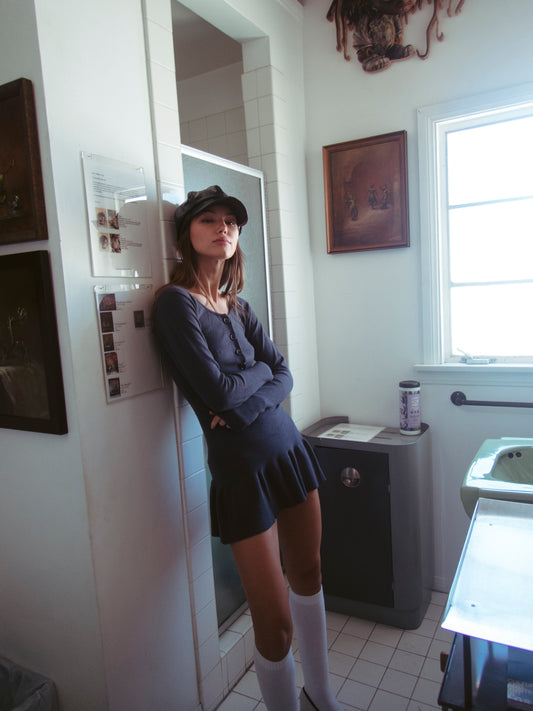 The Sylvie Dress- Charcoal