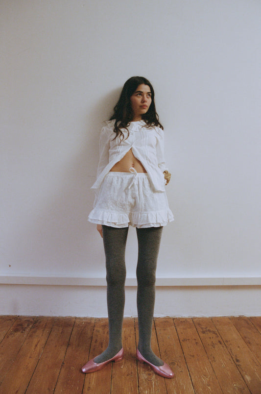 The Delilah Mini Skirt - White