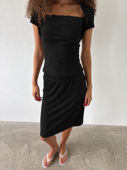 The Mimi Skirt - Black