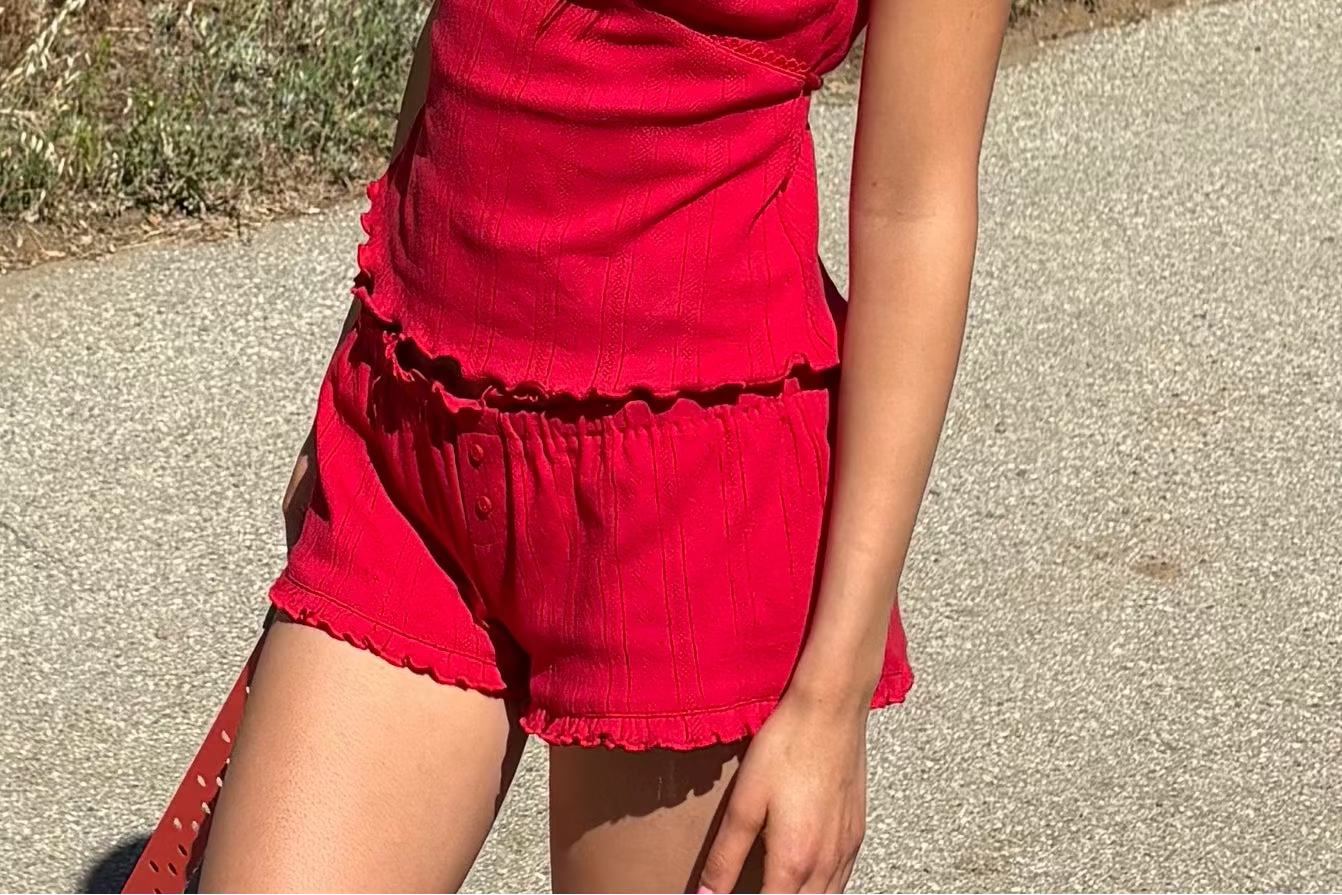 The Celine Short - Red