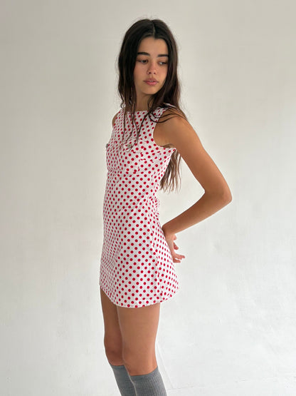 The Paloma Dress - Red Polka Dot