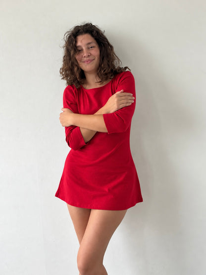 The Ottoline Dress - Red