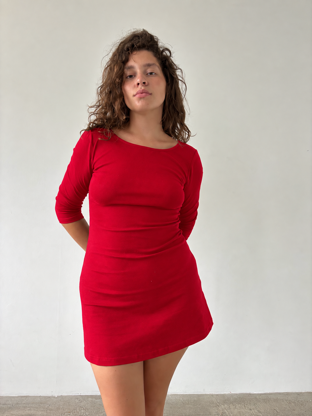 The Ottoline Dress (TALL) - Red