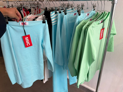 The Camille Top - Aqua