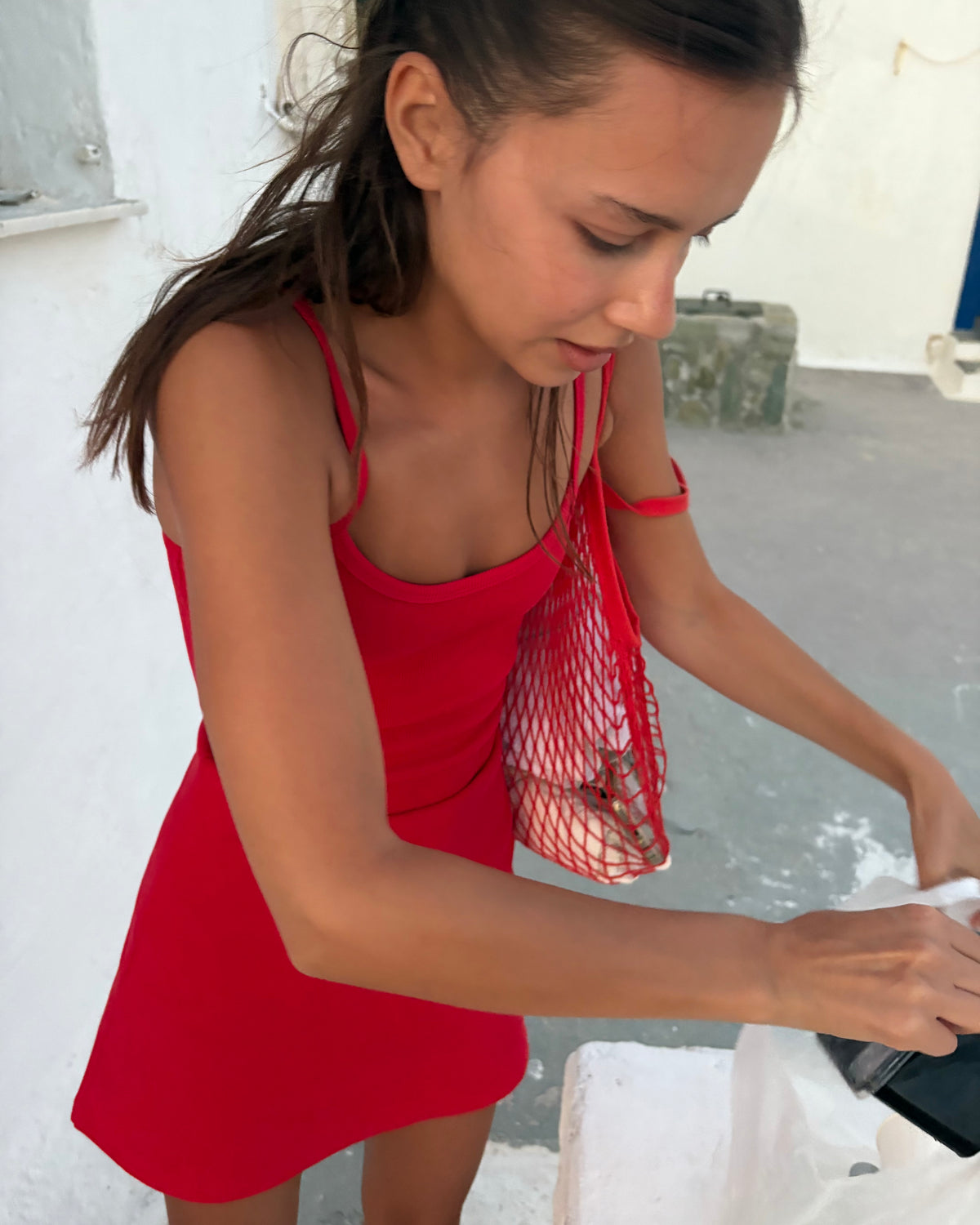 The Celeste Dress - Red