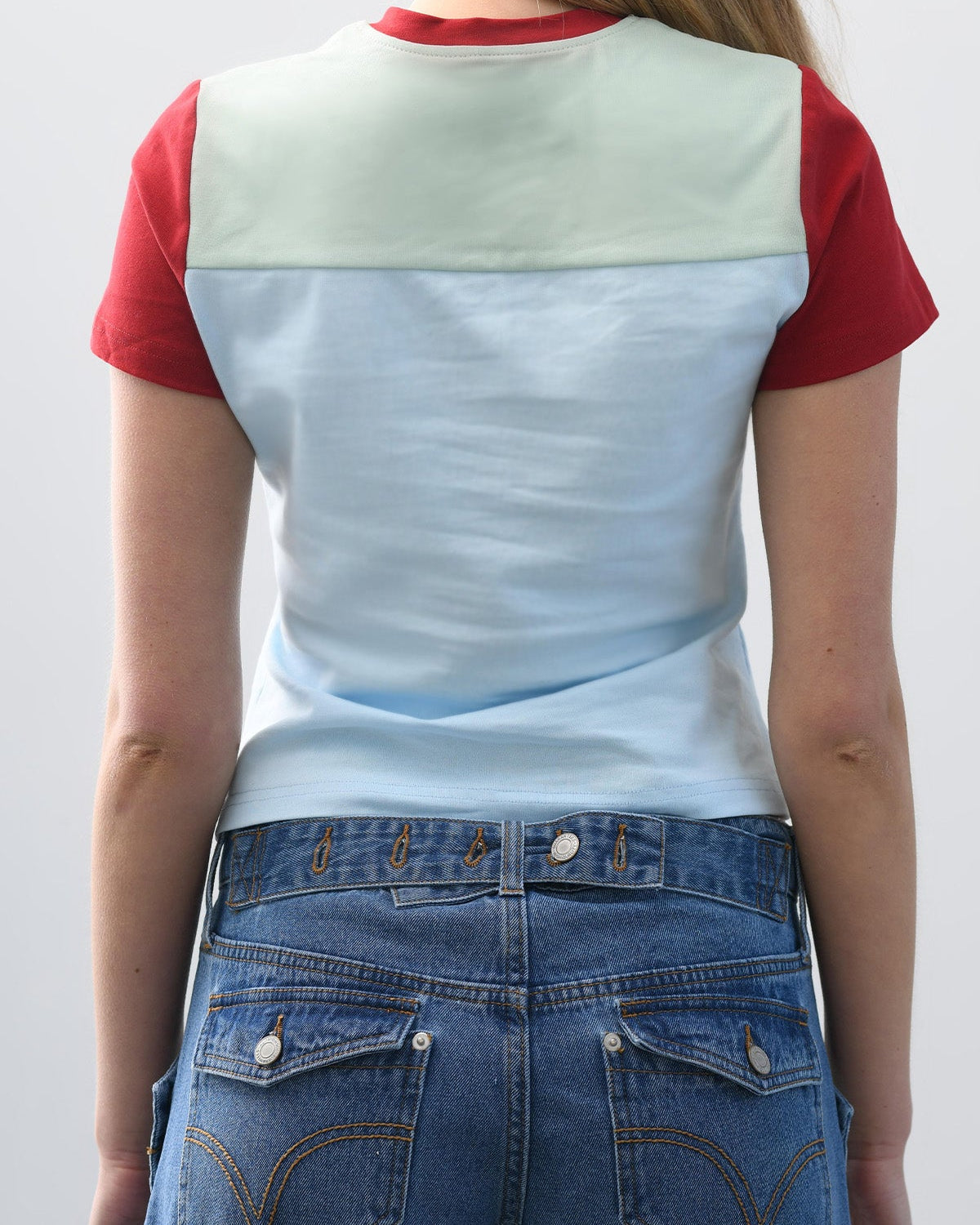 The Eva Tee - Green Block