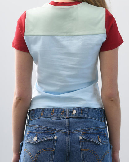 The Eva Tee - Green Block