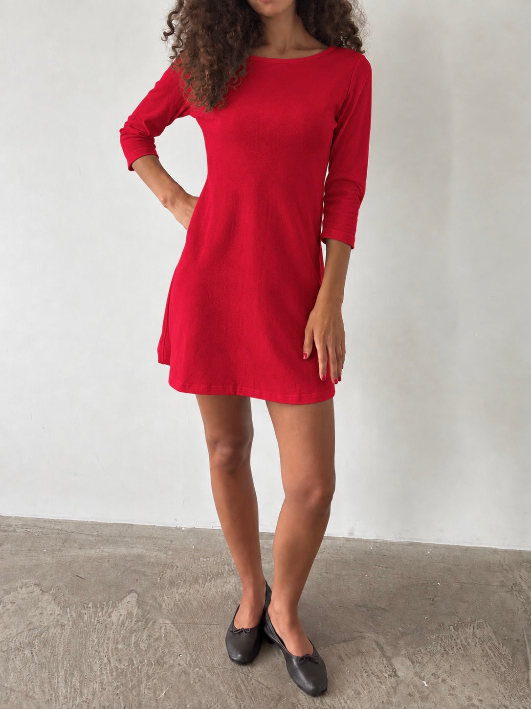 The Ottoline Dress (TALL) - Red
