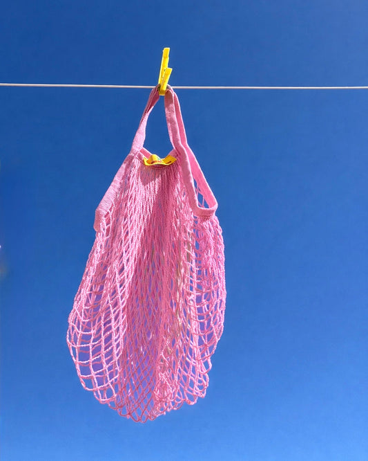 The Net Beach Bag - Bubblegum Pink