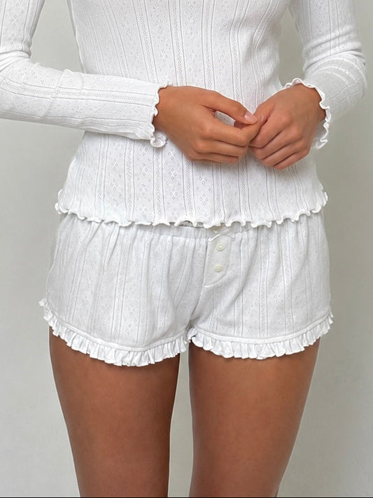 The Celine Short - White