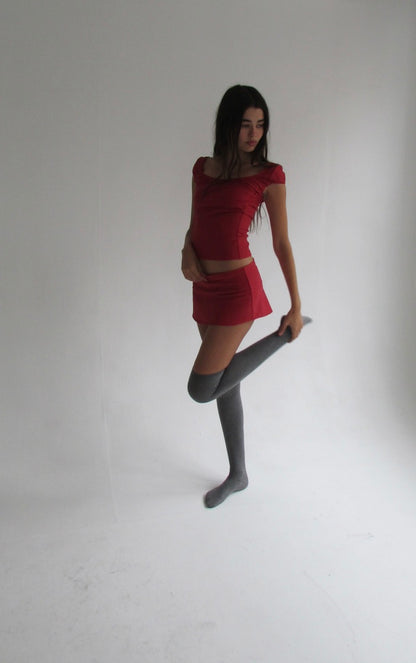 The Isla Skort - Red