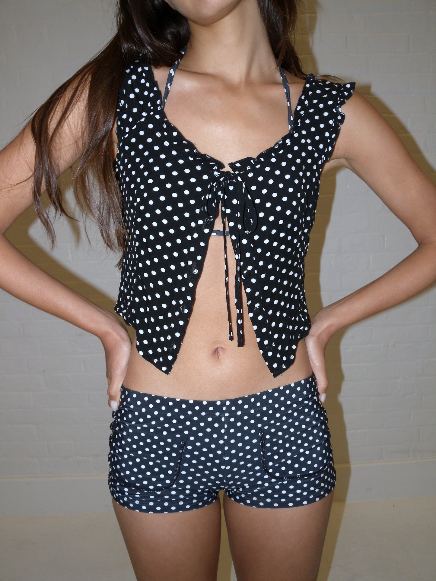 The Spotty Corset - Black