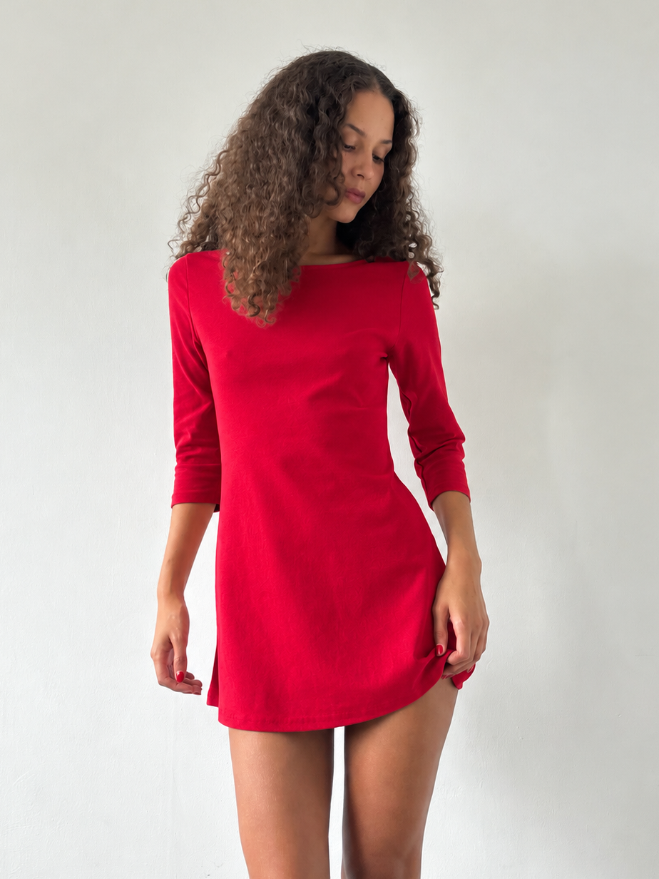The Ottoline Dress - Red