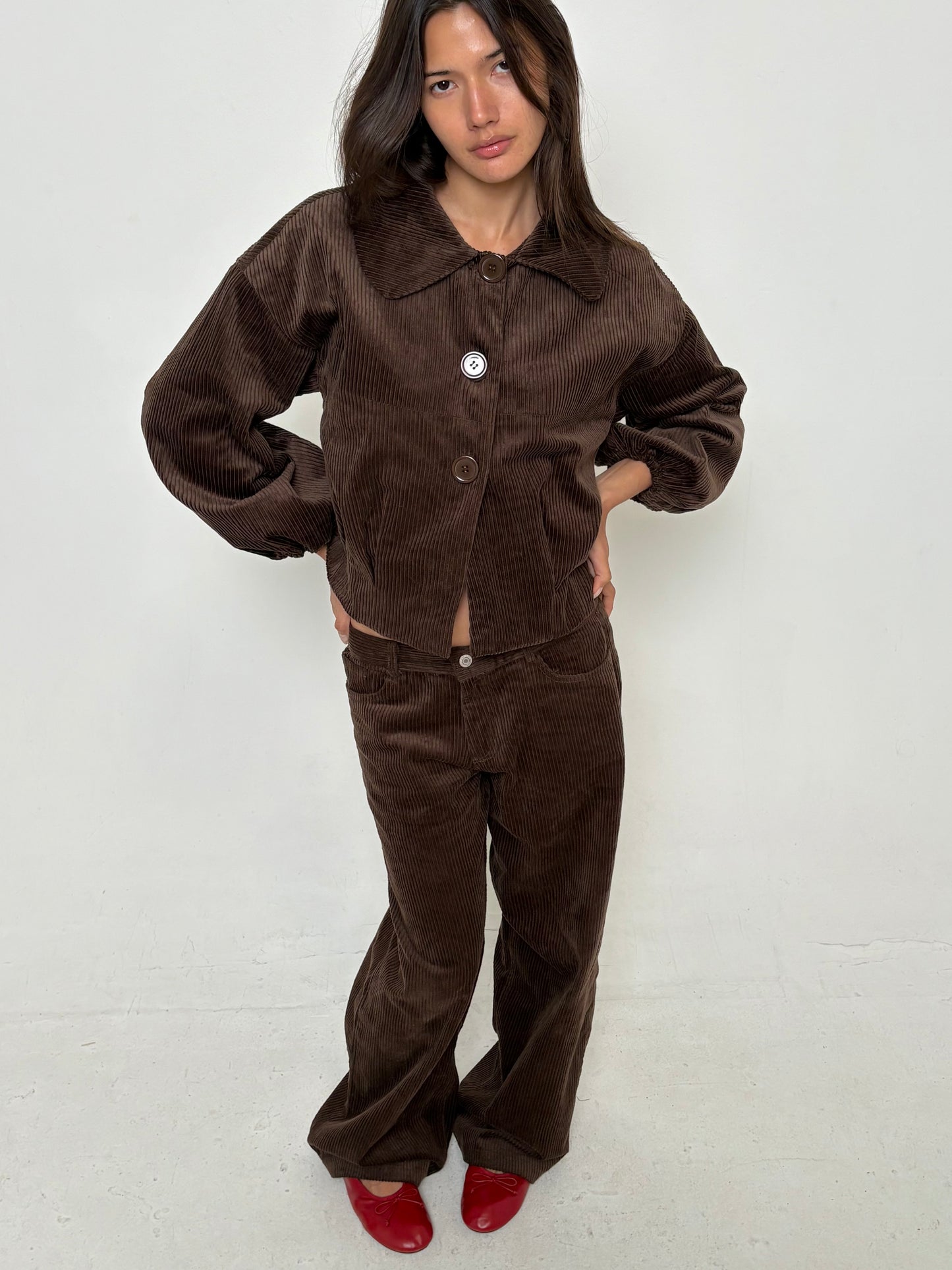 The Harlow Trousers - Brown Cord