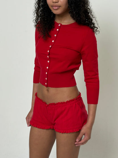 The Ottilia Cardi - Red