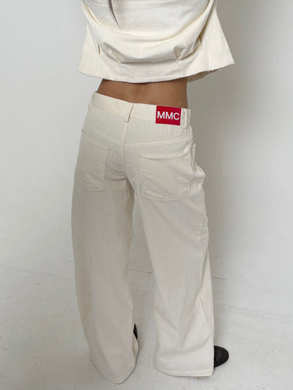The Harlow Trousers - Cream