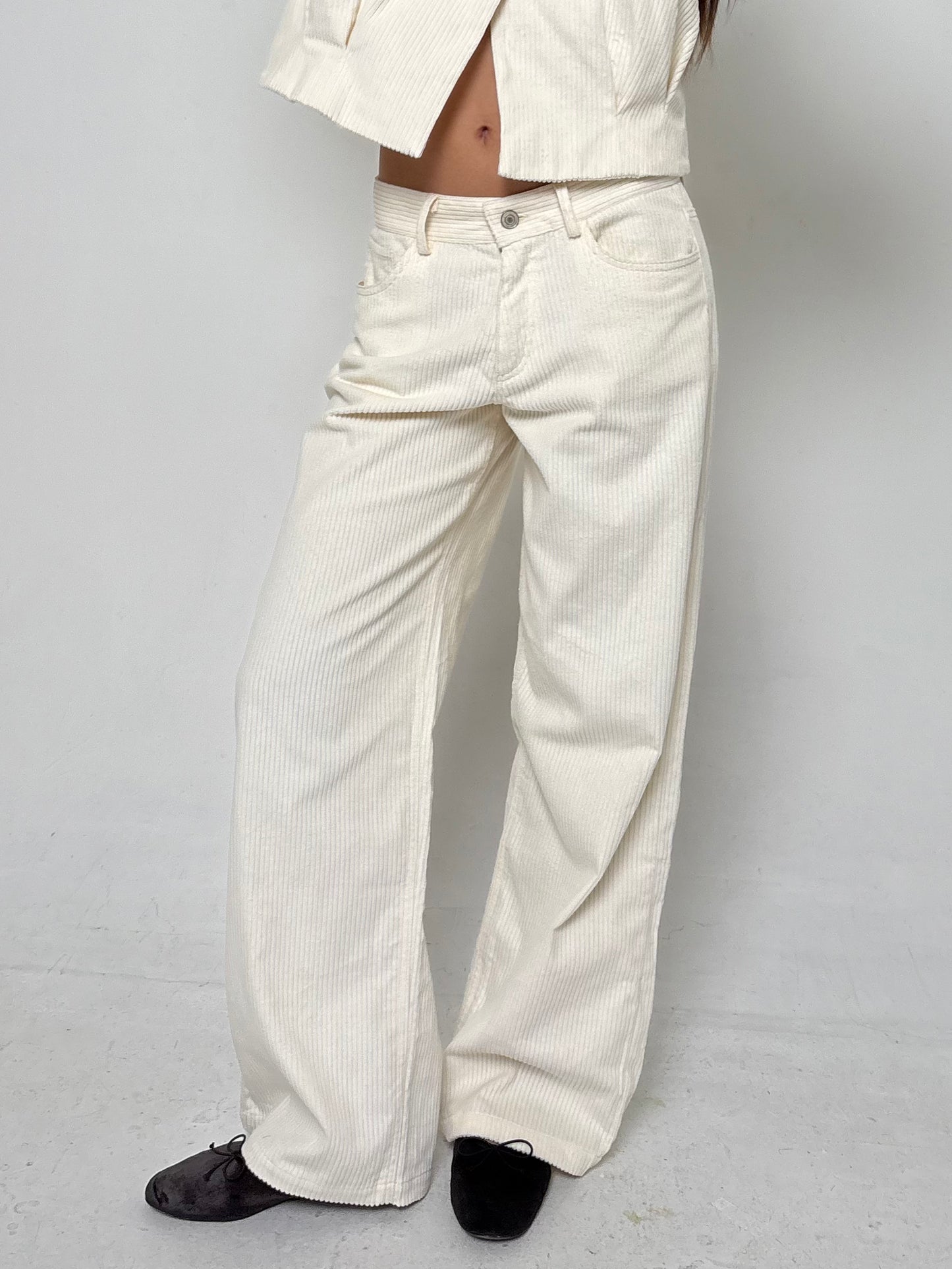 The Harlow Trousers - Cream