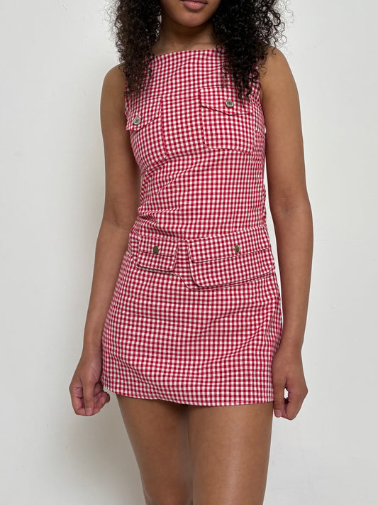 The Winona Belt - Red Gingham