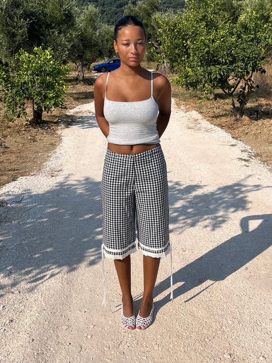 The Nancy Bloomers - Navy Gingham