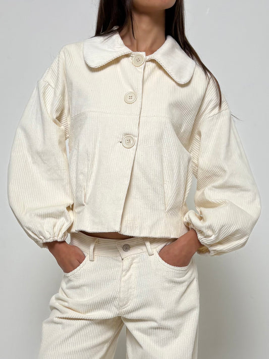The Harlow Jacket - Cream