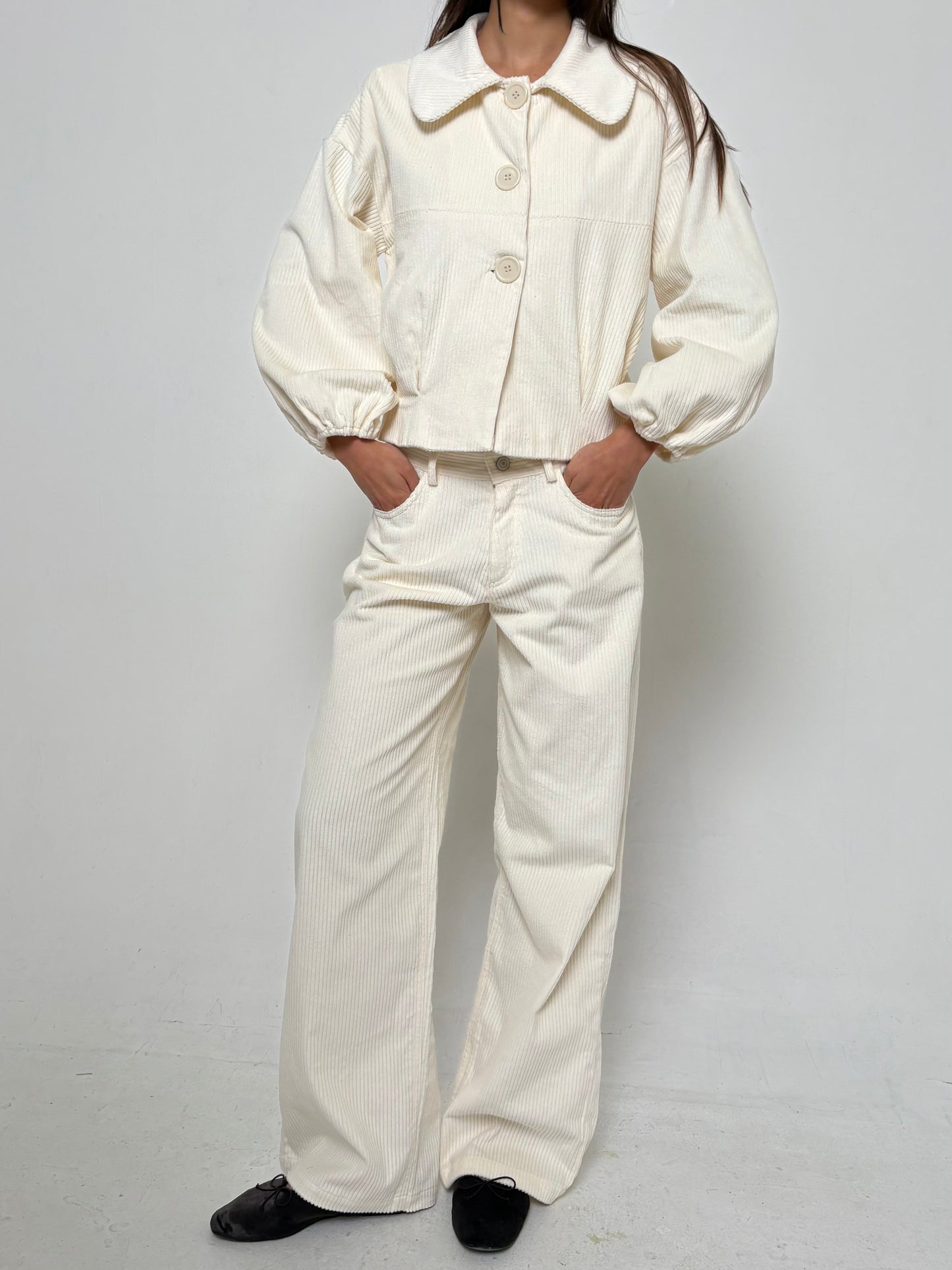 The Harlow Trousers - Cream
