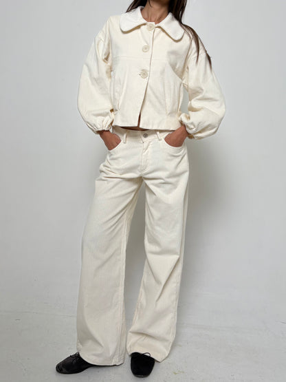 The Harlow Jacket - Cream