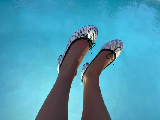 The Lola Ballerinas - White Polka