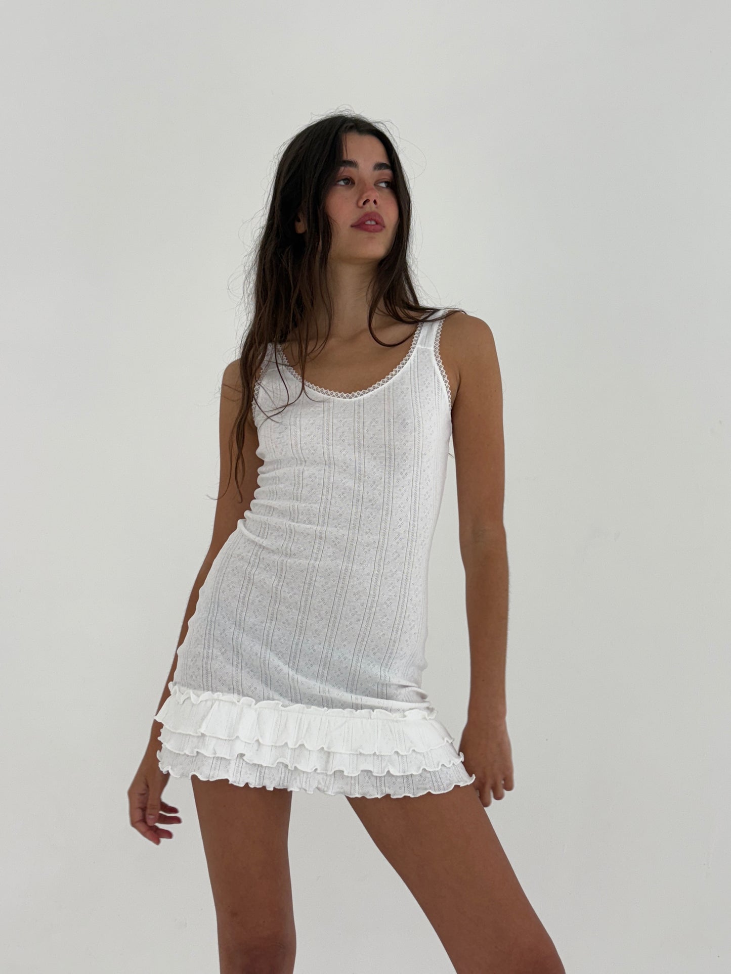 The Celine Dress - White