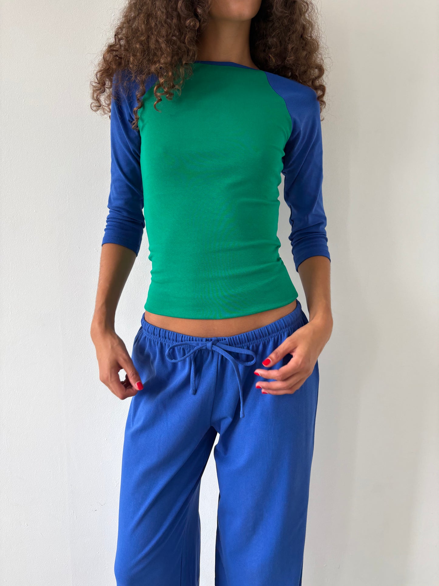 The Camille Trousers - Electric Blue