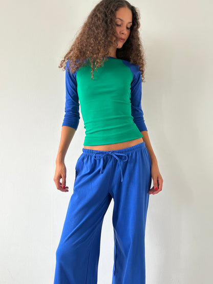 The Sadie Long Sleeve - Electric Blue
