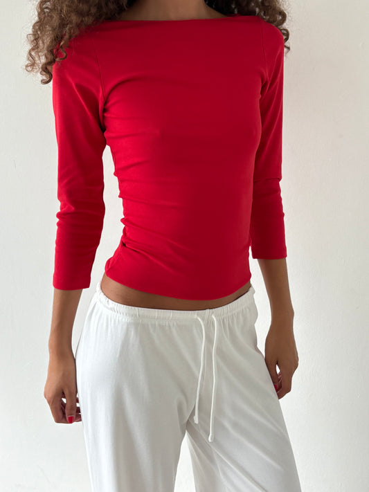 The Camille Top - Red