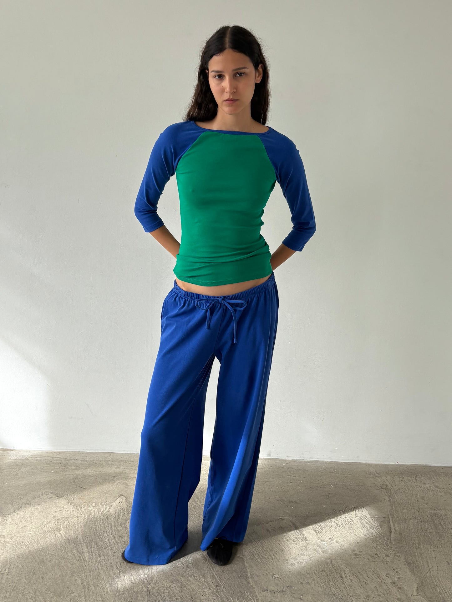 The Camille Trousers - Electric Blue