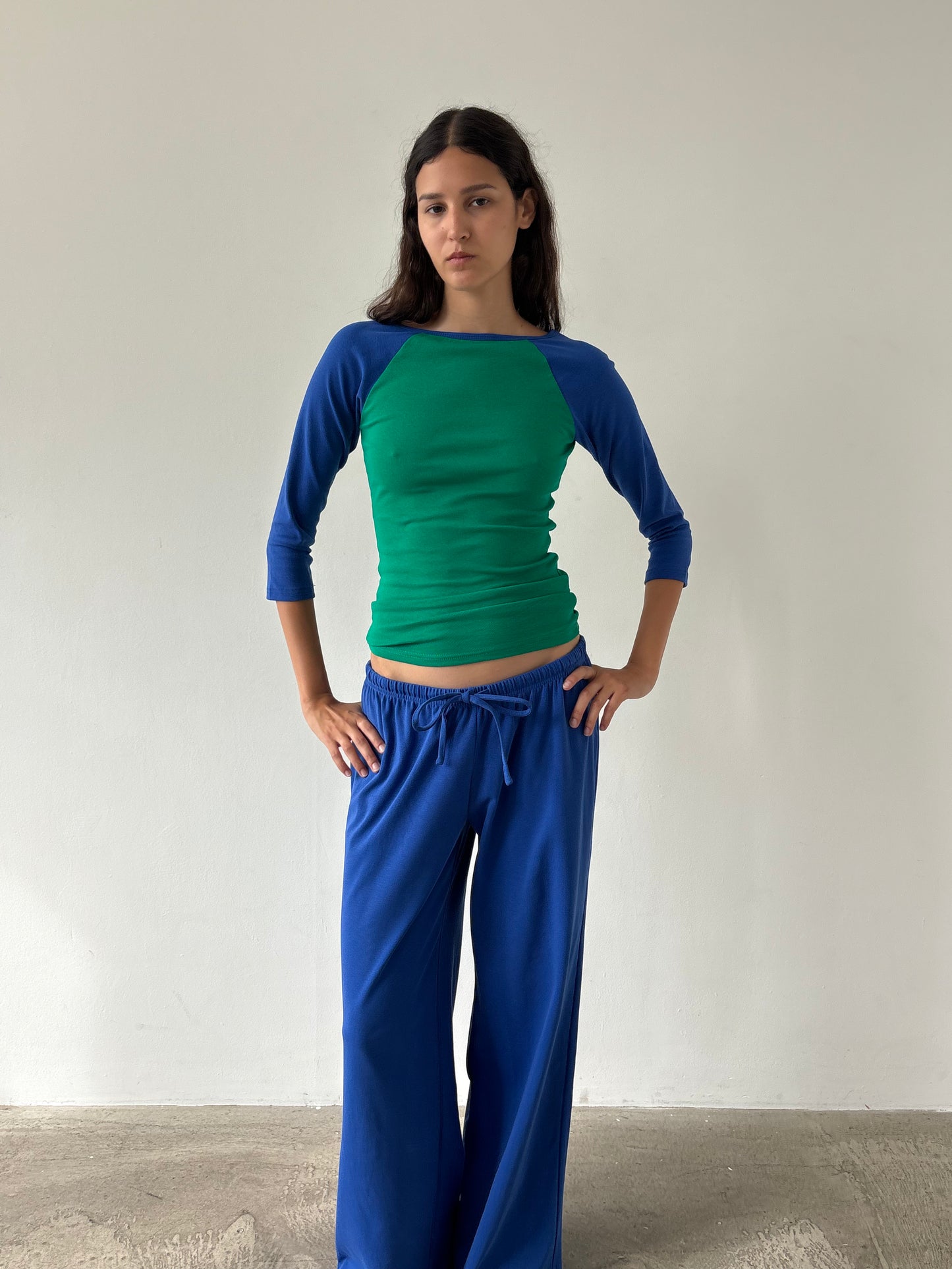 The Sadie Long Sleeve - Electric Blue
