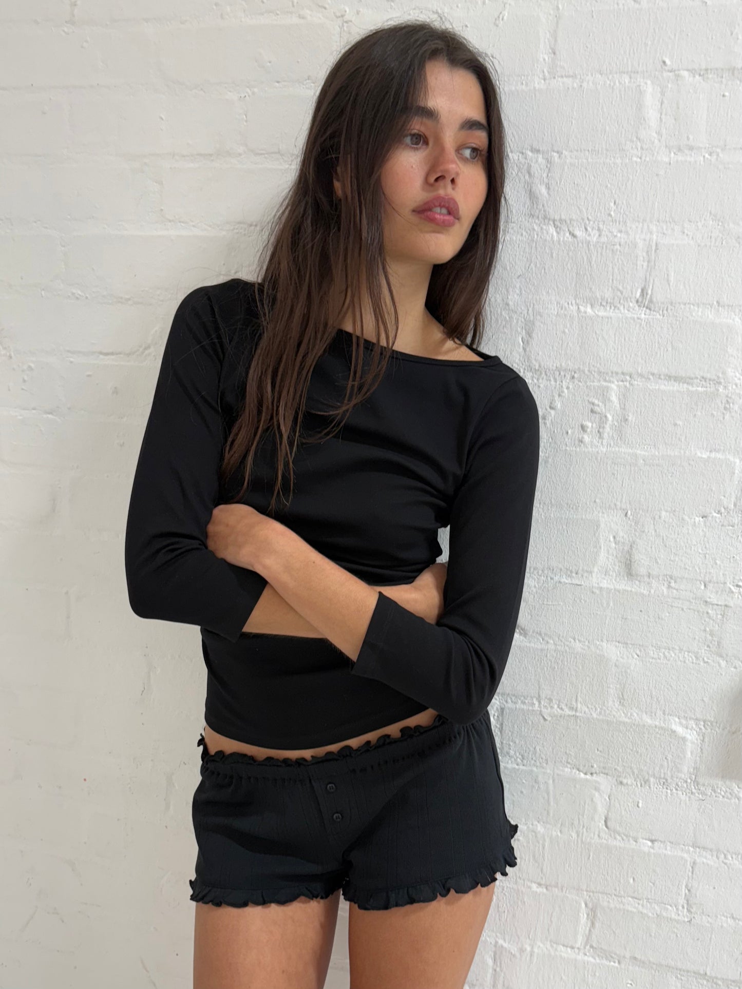 The Camille Long Sleeve - Black