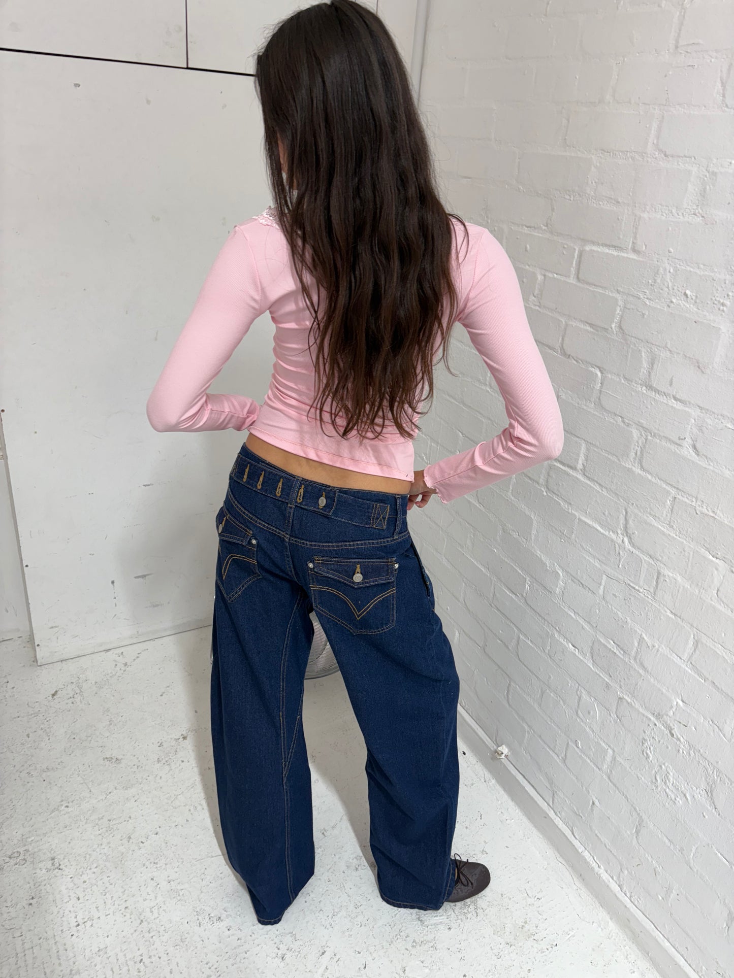 The Uma Long Sleeve Top - Pink