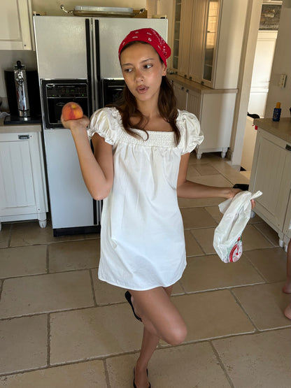 The Poppy Dress - White